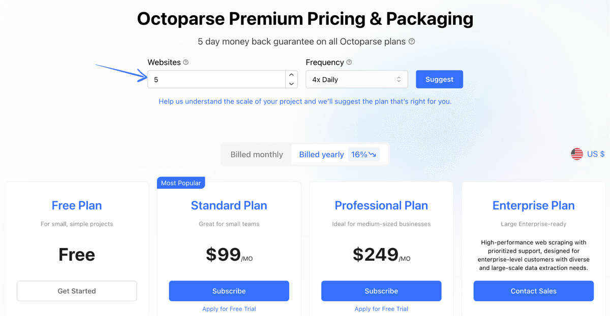 ScrapingBee Pricing