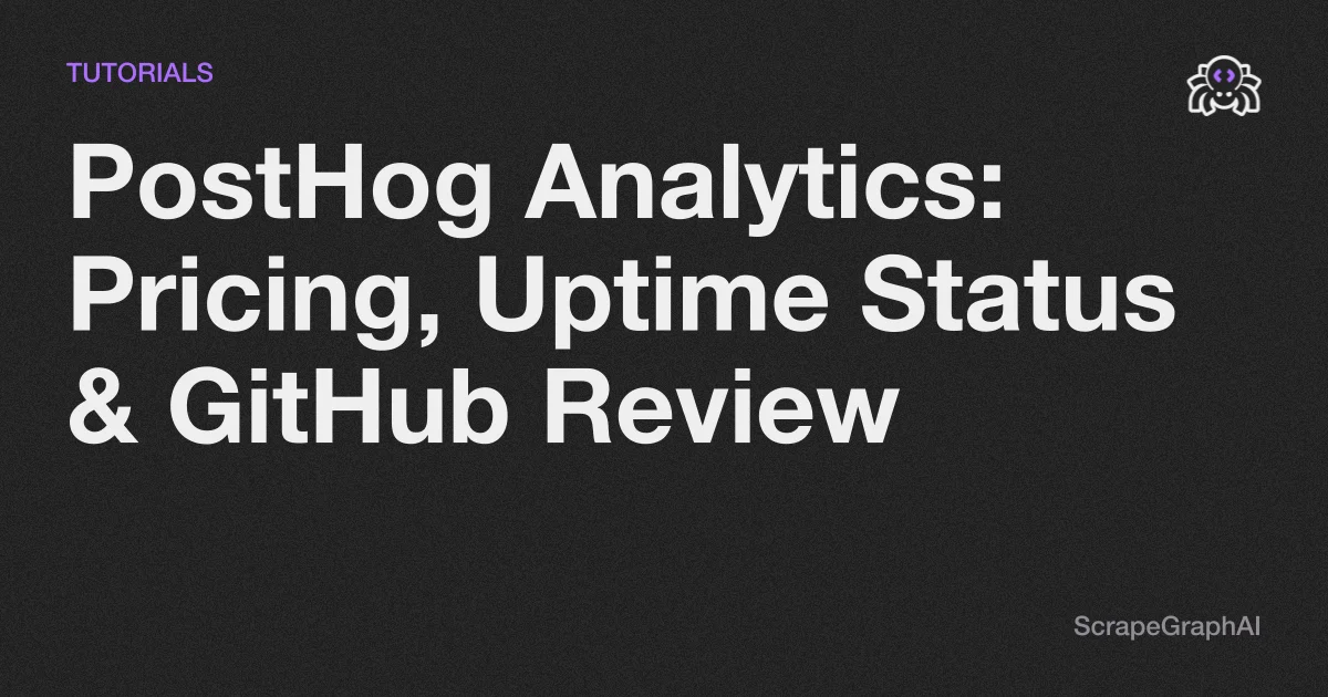 PostHog Pricing, Status, and GitHub Activity